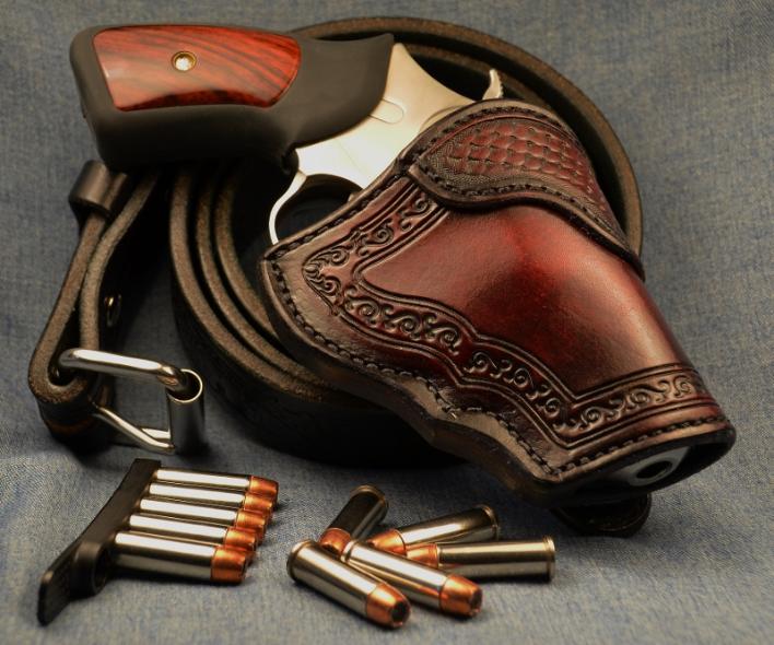 custom leather revolver holster